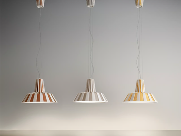 BUDÌN - Ceramic pendant lamp by Aldo Bernardi - view 3